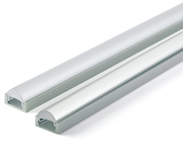 Asennusprofiili Airam Slimline 7 Optinen 30° Apus II LED-nauhalle, pinta-asennus, 1m