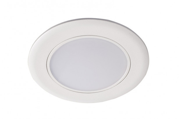 LED-alasvalo Airam Slim Duo suunnattava IP44 8W/830/840 Dim valkoinen