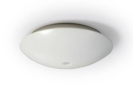 LED-tunnistinvalaisin Ensto AVR400, 25W/830, PIR, Ø400x133mm, IP44, valkoinen