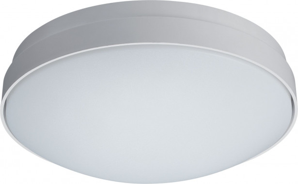 LED-yleisvalaisin Lumiance Giotto 235, ø265mm, pinta-asennettava, 12W, 3000K, IP44, valkoinen