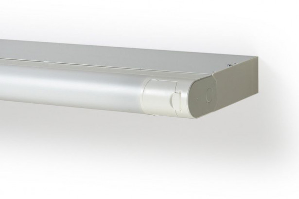 LED-yleisvalaisin Ensto Jono AVR66, IP44, 600mm, 7W/840, pistorasialla ja pölysuojalla