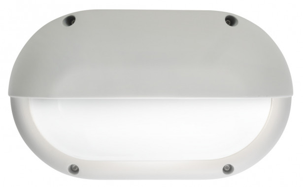 LED-ulkoseinävalaisin Airam Cestus Horizontal Eye, 20W/840, 165x270x110mm, IP65, valkoinen/opaali
