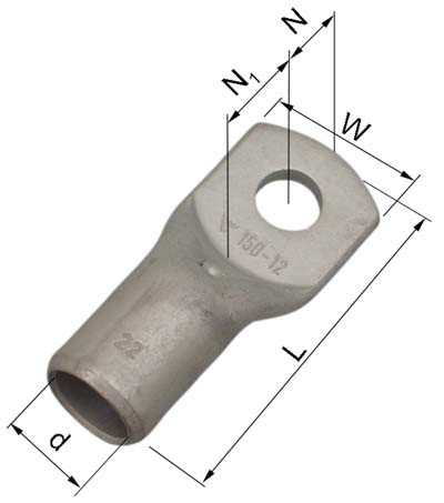 Cu-putkikaapelikenkä KRF16-M8