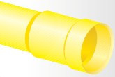 Kaapelinsuojaputki keltainen TEL-A 100x4.8x6000