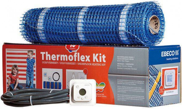 Lattialämmityssarja Ebeco Thermoflex Kit 200, 200W, 1.7m²