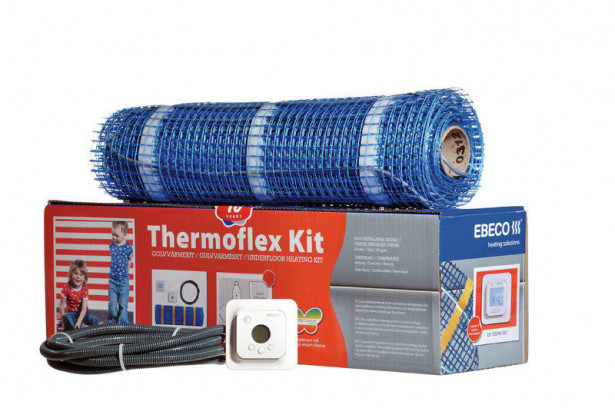 Lattialämmityssarja Ebeco Thermoflex Kit 200, 1170W, 9.6m²