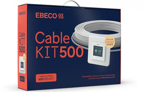 Lämpökaapelipaketti Ebeco Cable Kit 500, eri vaihtoehtoja