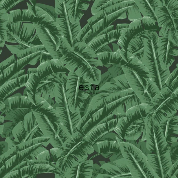 Tapetti ESTA Jungle Fever 138985, 0.53x10.05m, non-woven, vihreä/musta