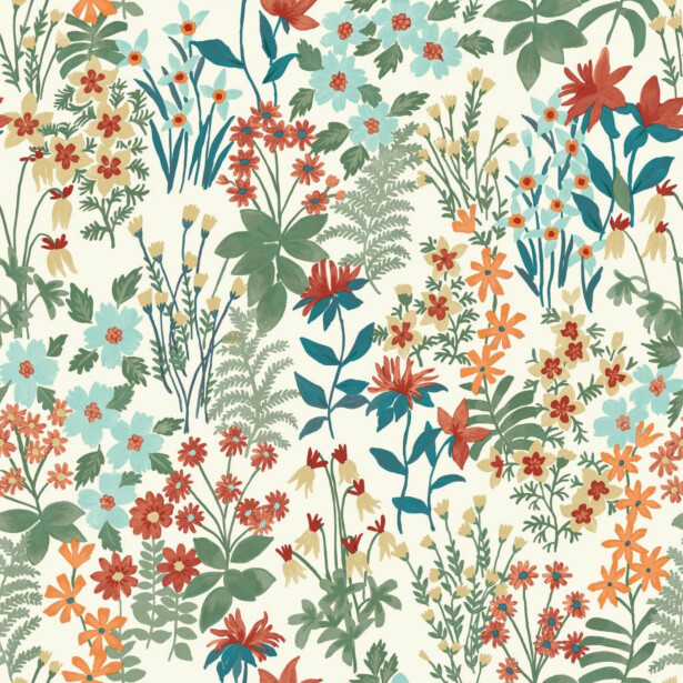 Tapetti Grandeco Arcadia A70902, non-woven, vinyylipinta, monivärinen