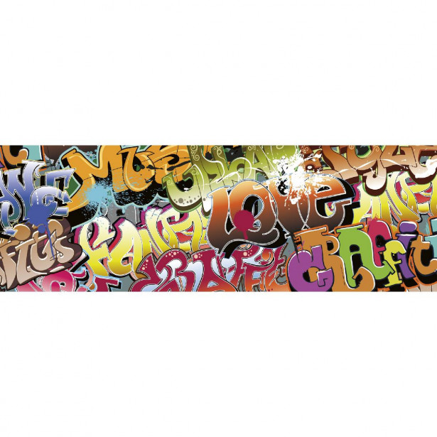 Välitilatarra Dimex Graffiti, 180-350x60cm