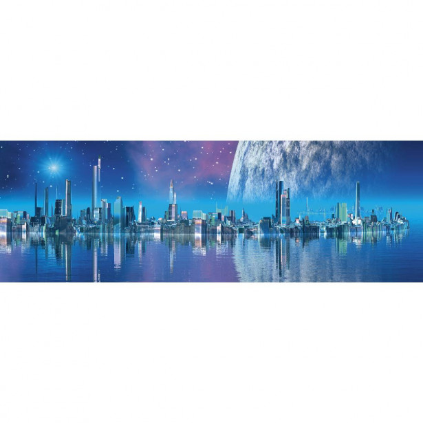 Välitilatarra Dimex Futuristic City, 180-350x60cm