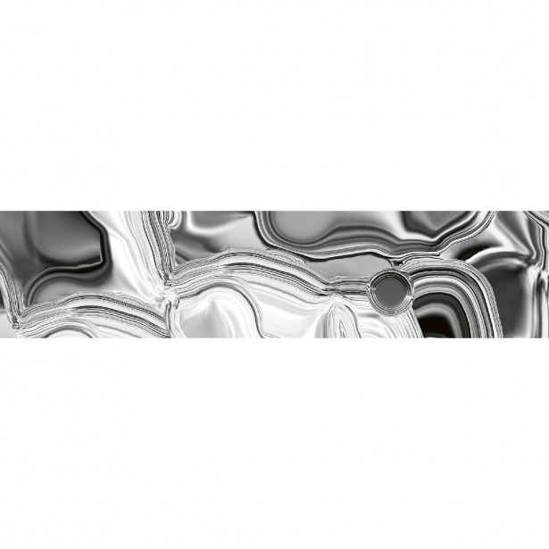 Välitilatarra Dimex Liquid Chrome Silver, 180-350x60cm
