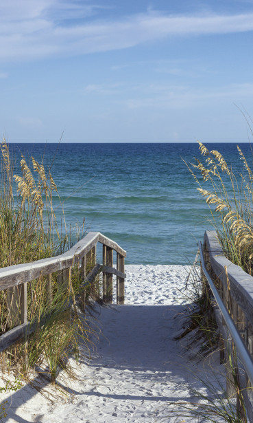 Maisematapetti Dimex Sandy Boardwalk, 150x250cm