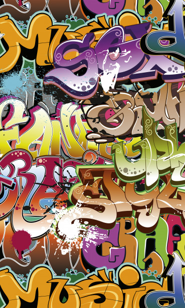 Kuvatapetti Dimex Graffiti Art, 150x250cm