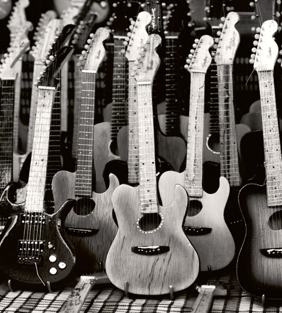 Kuvatapetti Dimex Guitars Collection, 225x250cm