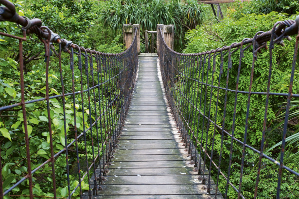 Maisematapetti Dimex Footbridge, 375x250cm