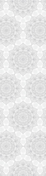 Matto Ornament Flowers, 67x250cm