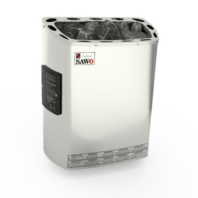 Sähkökiuas SAWO Mini, 2.3kW, 1.3-2.5m³, erillinen ohjauskeskus, Verkkokaupan poistotuote