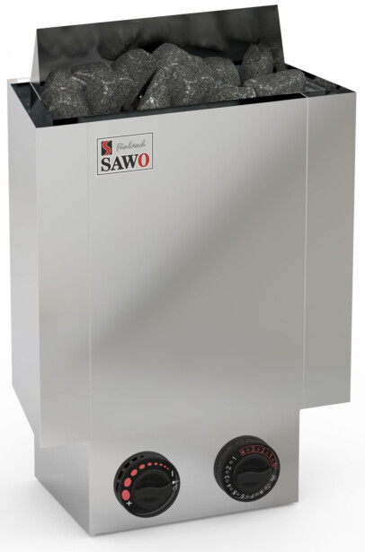 Sähkökiuas SAWO Nordex Mini, 3.6kW, 3-6m³, kiinteä ohjauskeskus