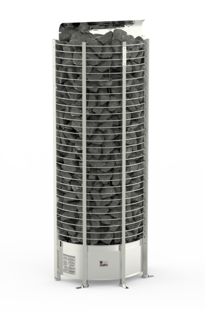 Sähkökiuas SAWO Wall Tower, 9kW, 8-15m³, erillinen ohjauskeskus