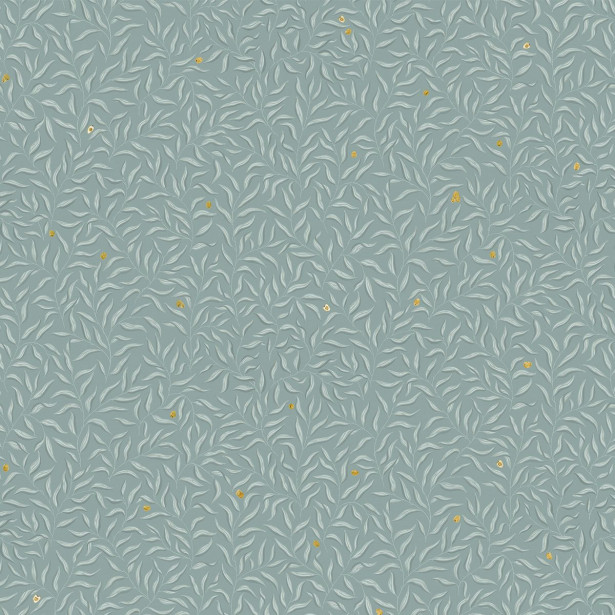 Paneelitapetti Sandberg Sofia Wood, non-woven, mittatilaus, turkoosi