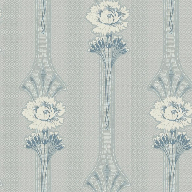 Tapetti Sandberg Margareta sininen, 0.53x10.05m, non-woven
