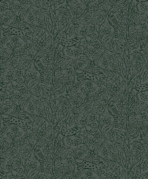 Tapetti Sandberg Eden vihreä, 0.53x10.05m, non-woven