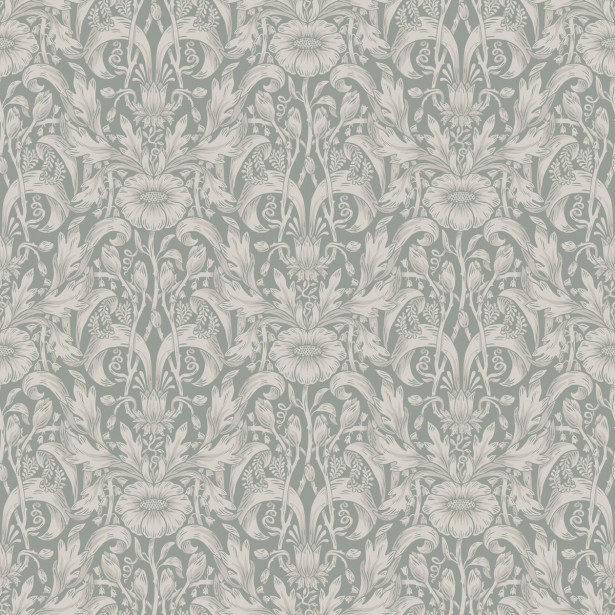 Tapetti Sandberg Emil vihreä, 0.53x10.05m, non-woven