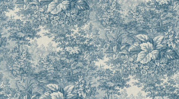 Kuvatapetti Sandberg Forest Toile sininen, mittatilaus, non-woven