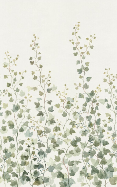 Kuvatapetti Sandberg Ivy vihreä, mittatilaus, non-woven