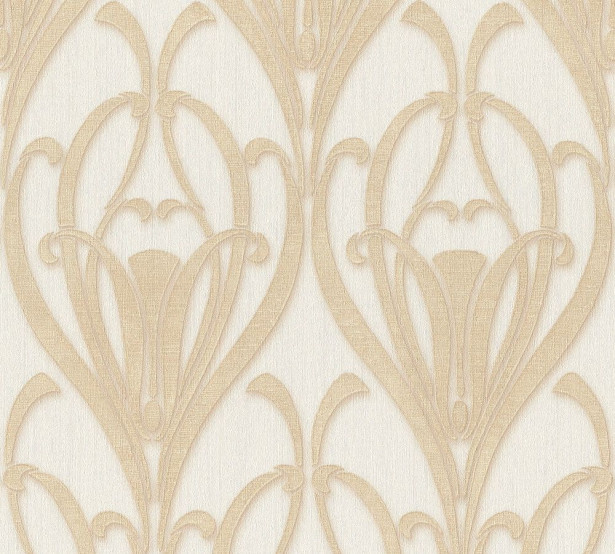Tapetti Sandudd Mata Hari 38091-1, vinyylipinta, kulta