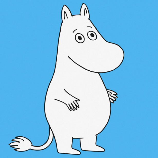 Sandudd Tapetti Moomin 5181-1, 0,53x11,2m, sininen, non-woven 