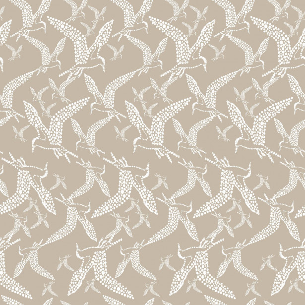 Tapetti Sandudd Ivana Helsinki Tiira 5246-4, 0,53x10,05m, beige/valkoinen, non-woven