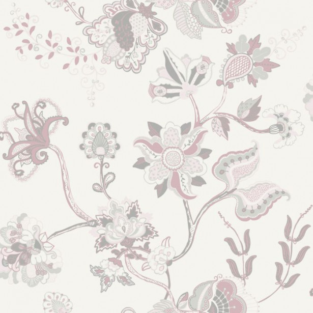 Tapetti Decor Maison Belle 5340-1, 0,53x10,05 m, vaalea/punainen, non-woven