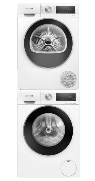 Pesukone ja kuivausrumpu Siemens WG56G2ZIDN-WQ42G20KDN iQ500, 9/9kg, valkoinen