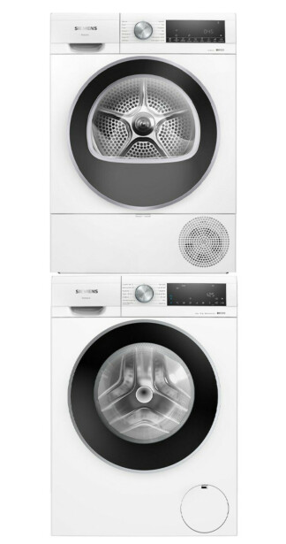 Pesukone ja kuivausrumpu Siemens WG56G2AADN-WQ42G20KDN iQ500, 9/9kg, valkoinen