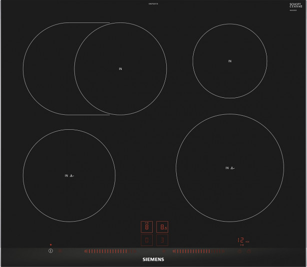 Induktiokeittotaso Siemens iQ300 EH675LFC1E, 60cm, musta