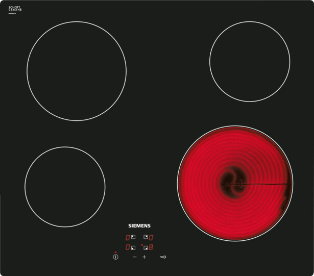 Keraaminen liesitaso Siemens iQ100 ET611HE17E, 60cm, musta