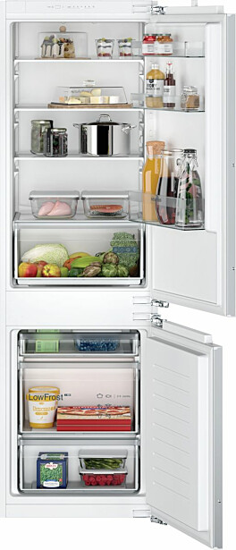 Jääkaappipakastin Siemens iQ100 KI86VNFE0 54cm integroitava
