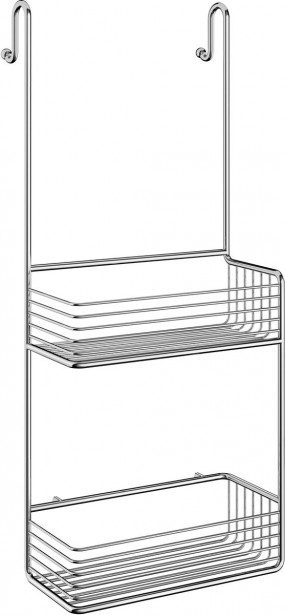 Kaksoiskori suihkuseinään Smedbo Sideline DK1141 250x100 mm/596 mm kiillotettu kromi