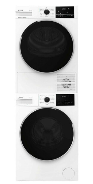 Pesutorni Smeg DNP82SEIN sekä WNP84SEAIN, 8kg, 1400rpm