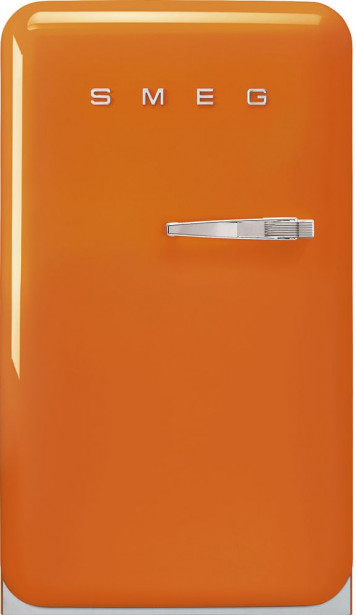 Jääkaappi pakastelokerolla Smeg Retro FAB10LOR5, 54.4cm, oranssi, vasen