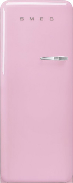 Jääkaappi pakastelokerolla Smeg Retro FAB28LPK5, 60.1cm, pinkki, vasen