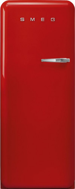 Jääkaappi pakastelokerolla Smeg Retro FAB28LRD5, 60.1cm, punainen, vasen