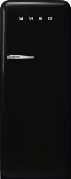 Jääkaappi pakastelokerolla Smeg Retro FAB28RBL5, 60.1cm, musta, oikea