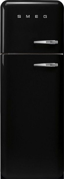 Jääkaappipakastin Smeg Retro FAB30LBL5, 60.1cm, musta, vasen