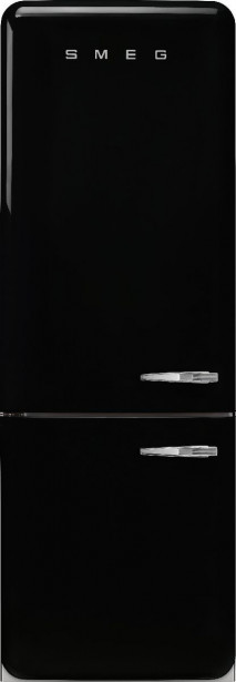 Jääkaappipakastin Smeg Retro FAB38LBL5, 70.6cm, musta, vasen