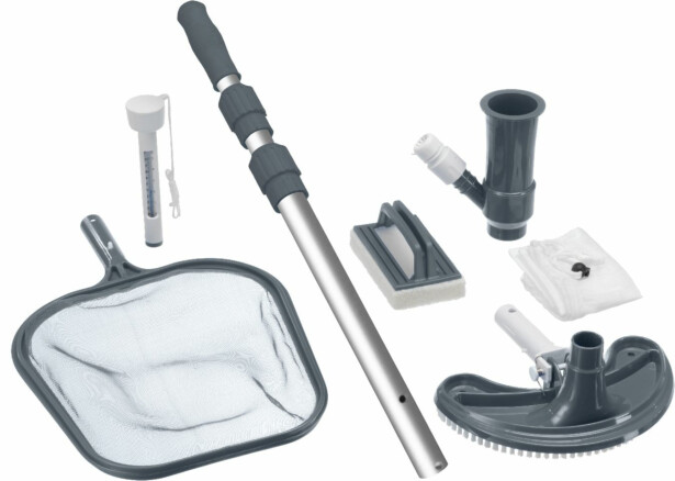 Uima-altaan puhdistustarvikkeet Swim & Fun Pool Care Basic, harmaa
