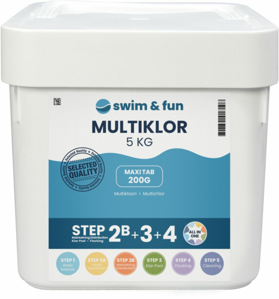 Allastabletti Swim & Fun MultiKlor Maxi tab, 5 kg