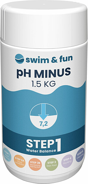 pH-säätöaine Swim & Fun pH Minus 1,5 kg